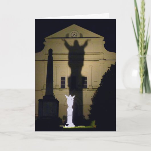 Kathedraal van Saint Louis, New Orleans, LA - Kaart (Voorkant)