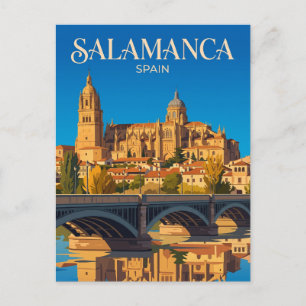 Kathedraal van Salamanca Spanje Briefkaart