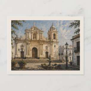 Kathedraal van San Juan Bautista – Old San Juan Briefkaart