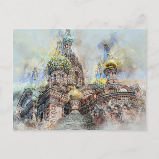 Kathedraal van Sint-Petersburg, Rusland Briefkaart