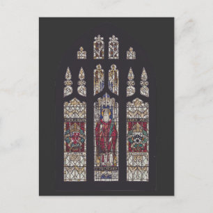 Kathedraal van Sint-Polycarpus Glas-in-loodkunst Briefkaart