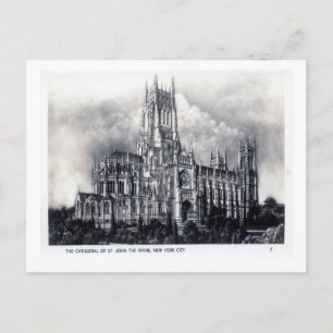 Kathedraal van St. John the Divine, NYC Briefkaart