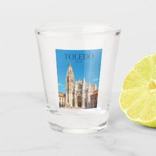 Kathedraal van Toledo Spanje Shot Glas