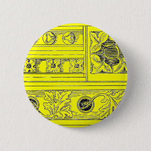 Kathedraalarchitectuur Ronde Button 5,7 Cm