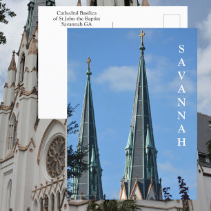 Kathedrale Basiliek van St. Johannes de Doper Sava Briefkaart