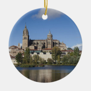 Kathedralen en stad Salamanca Keramisch Ornament