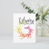 Katherine Briefkaart (Staand voorkant)