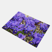 Katherine Hodgkin Irises Paarse Spring Floral Deurmat (Schuin)
