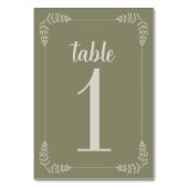 Katherine Lijst | Gecurreerde kleuren | Bruiloft Kaart (Voorkant)