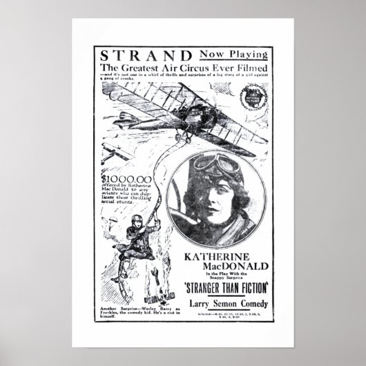 Katherine MacDonald 1921  film en poster (Voorkant)