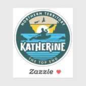 Katherine, Territoire du Nord Australie Sticker (Feuille)