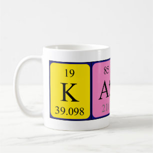 Kathi périodique nom de la table tasse