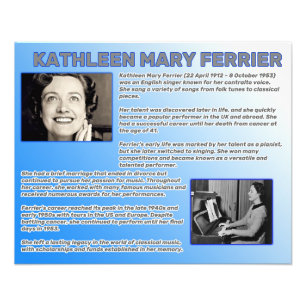 Kathleen Mary Ferrier Foto Afdruk