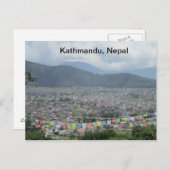 Kathmandu, Nepal Briefkaart (Voorkant / Achterkant)