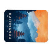 Kathmandu Tempel Magneet (Horizontaal)