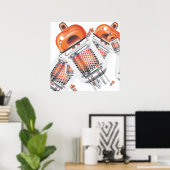 Kathodestraalbuizen Poster (Thuiskantoor)