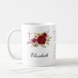 Kathokatholieke Rode Roze Crucifix Prayer Bridesma Koffiemok
