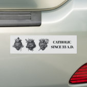 katholiek bumpersticker (Op auto)