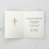 Katholiek condoleances begrafenis Hartelijk dank Bedankkaart (Binnen)