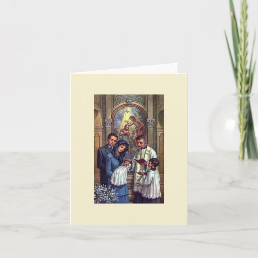  Katholiek Doopsel Wenskaart Kaart (Voorkant)