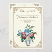 Katholiek Elegant Religieus Afstuderen Kaart (Voorkant / Achterkant)