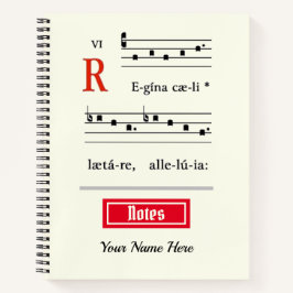 Katholiek Gregorian Chant Pasen Hymn Elegant Notitieboek