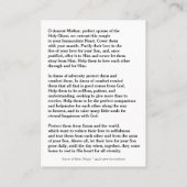 Katholiek huwelijksgebed gunst heilige Kaarten Visitekaartje (Achterkant)