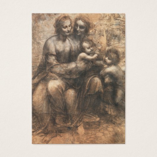 Katholiek Leonardo DaVinci Bruiloft Heilige Kaart (Voorkant)