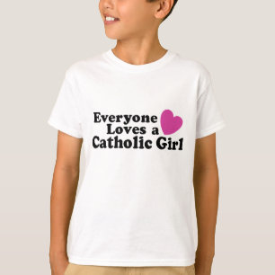katholiek meisje t-shirt