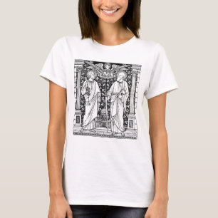 Katholiek ontwerp Ss Petrus en Paulus T-shirt