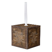 Katholiek Prayer Cube Ornament Gepersonaliseerd Ru (Achter hoekig)