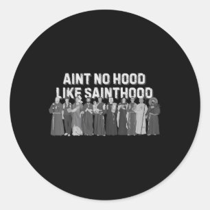 Katholiek religieus gebed is niet hetzelfde als ronde sticker