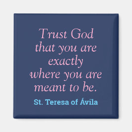 Katholiek Saint Quote Magnet Magneet