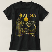 Katholiek Shirt, Onze-Lieve-Vrouw van Fatima Godmo