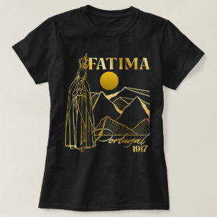 Katholiek Shirt, Onze-Lieve-Vrouw van Fatima Godmo T-shirt