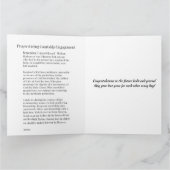 Katholiek Verloving Gefeliciteerd Kaart met gebed (Binnen)