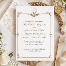 Katholieke 19e-eeuwse Mariagouden trouw