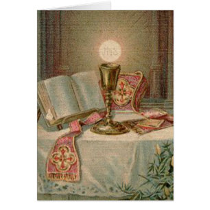 Katholieke Altar Chalice Missal Eucharist Priest