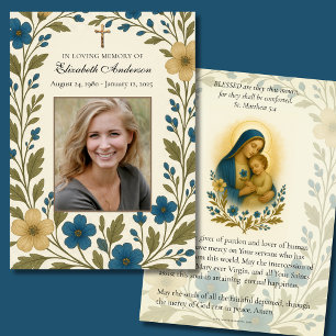 Katholieke begrafenis foto gedenkteken aankondiging