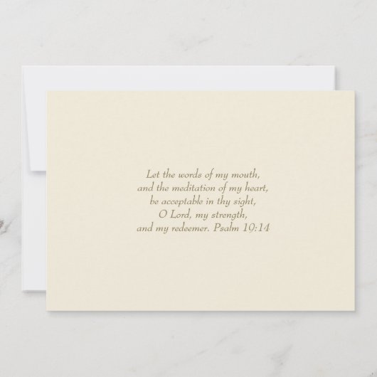 Katholieke bevestiging Heilige Geest Manuscript Kaart (Achterkant)