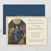 Katholieke bevestiging Heilige Geest Manuscript Kaart (Voorkant / Achterkant)