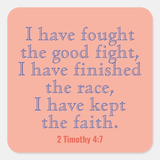 Katholieke Bijbel Verse Sticker (Voorkant)