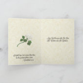 Katholieke Bruiloft Kaart w / Schrift vers (Binnen)