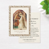 Katholieke bruiloft Prayer Espousal Virgin Mary Visitekaartje (Bureau)