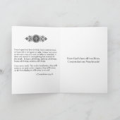 Katholieke bruiloft Verloving bruid bruidegom Kaart (Binnen)