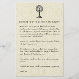 Katholieke Buurdste Kerk Attire voor gasten Briefpapier