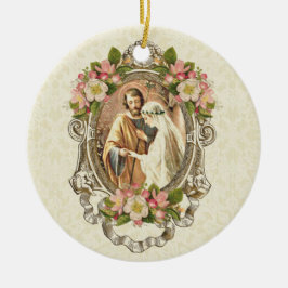katholieke Cherry Blossom Elegant Wedding Keramisch Ornament