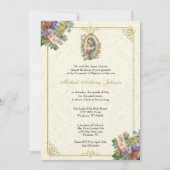 Katholieke doop Gezegende Moeder Jezus Kaart (Voorkant)