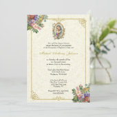 Katholieke doop Gezegende Moeder Jezus Kaart (Staand voorkant)