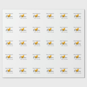 Katholieke doop kinderen modern eenvoudig QR minim Cadeaupapier
